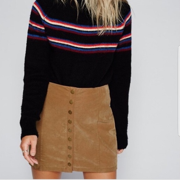 Free People Dresses & Skirts - Free People "Oh Snap" Vegan Leather Mini Sz 4